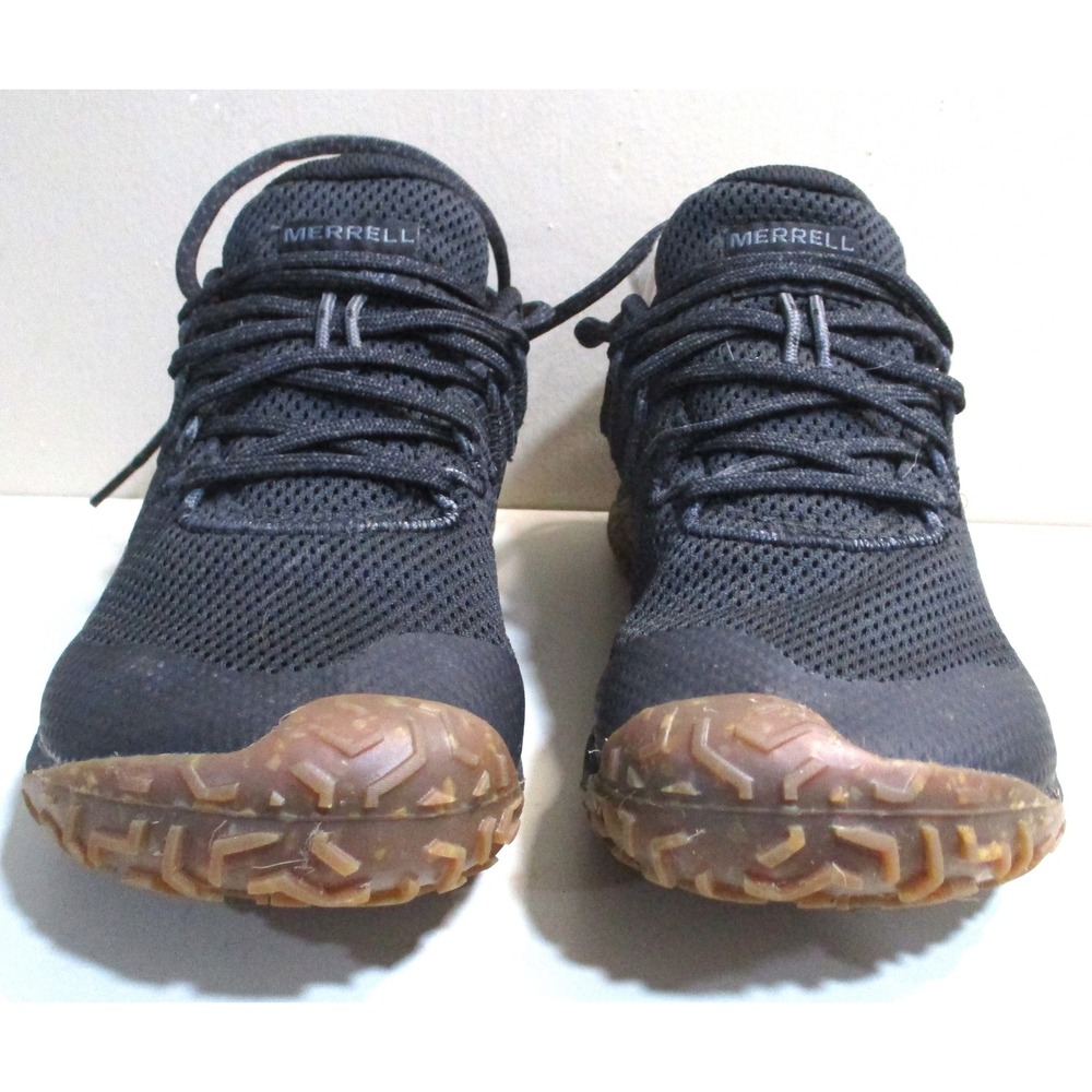 Merrell Trail Glove 7 Womens Barefoot Running Shoes Black Gum Vibram J067708 7.5 - Picture 3 of 11